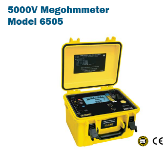 AEMC® Introduces the New 5000V Megohmmeter Model 6505