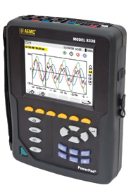 AEMC® Introduces  PowerPad® Model 8335 Power Quality Analyzer